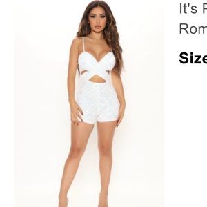 Fashion Nova Sequin Romper